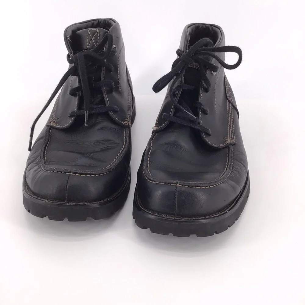 Timberland Baluster Chukka Boots Black Leather 56534 Men’s Size 9.5 M